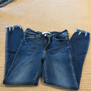 Blue Distressed Women Jeans